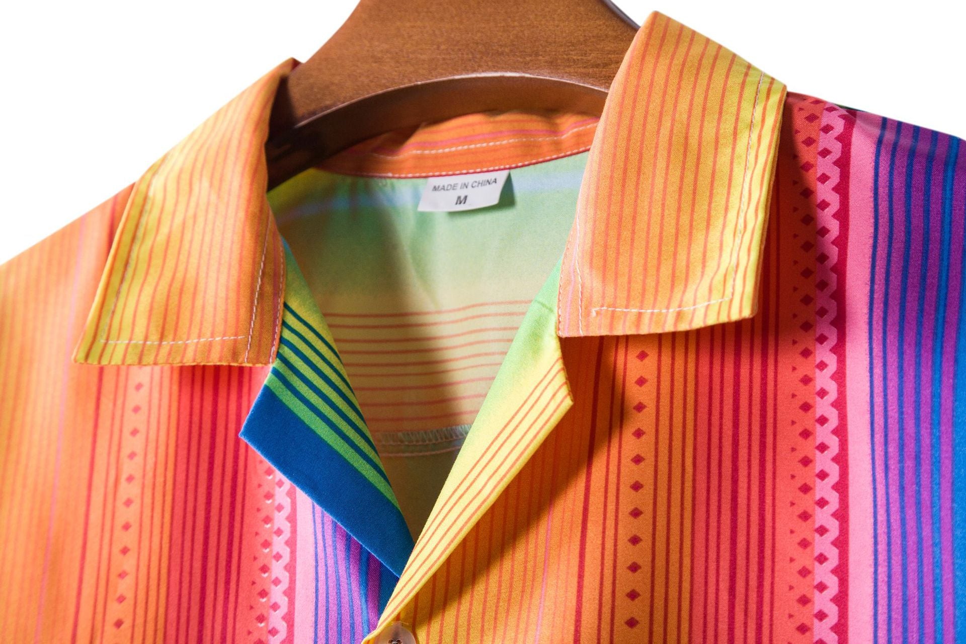 Men's Print Holidays Men's Short Sleeve Casual Shirt 35