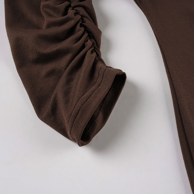 Women Sexy Off-The-Shoulder Solid Elegant Evening Bodycon Maxi Dress 17