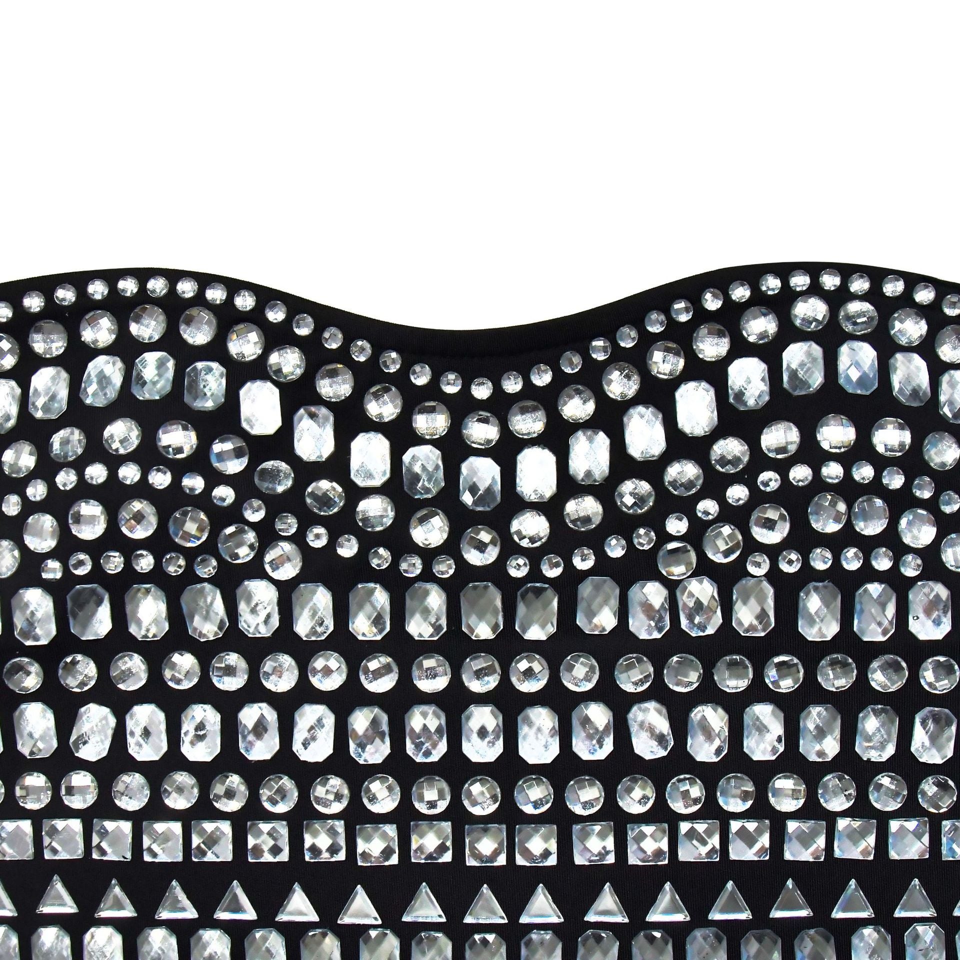 Women Beaded Sexy Gloves Maxi Dress 15