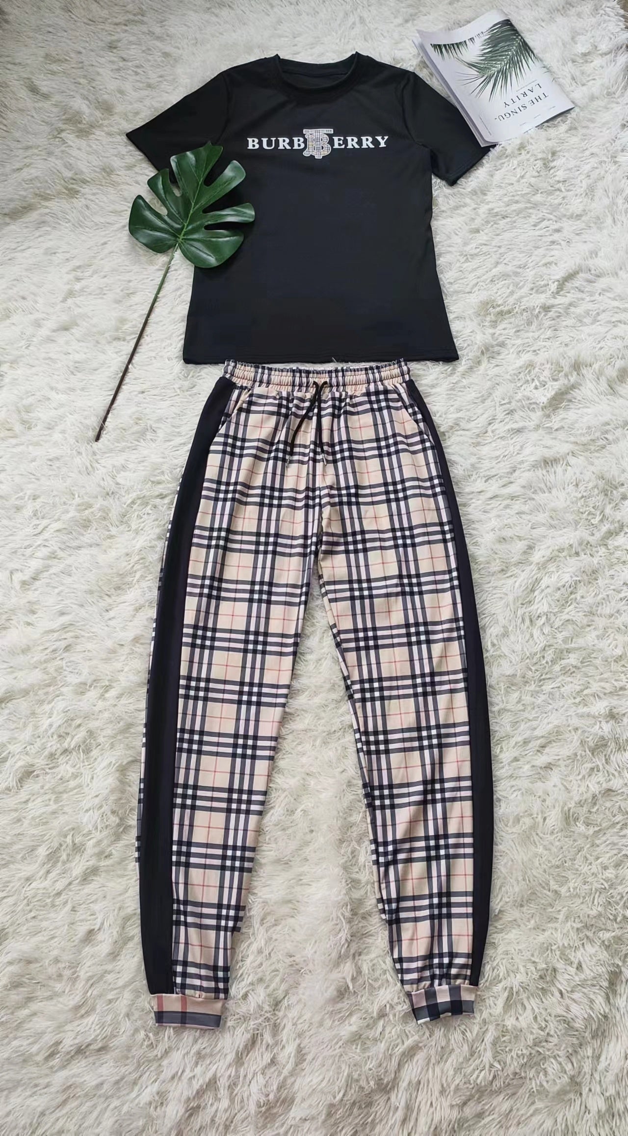 Women Casual Top and Pants Two-Piece Set 6