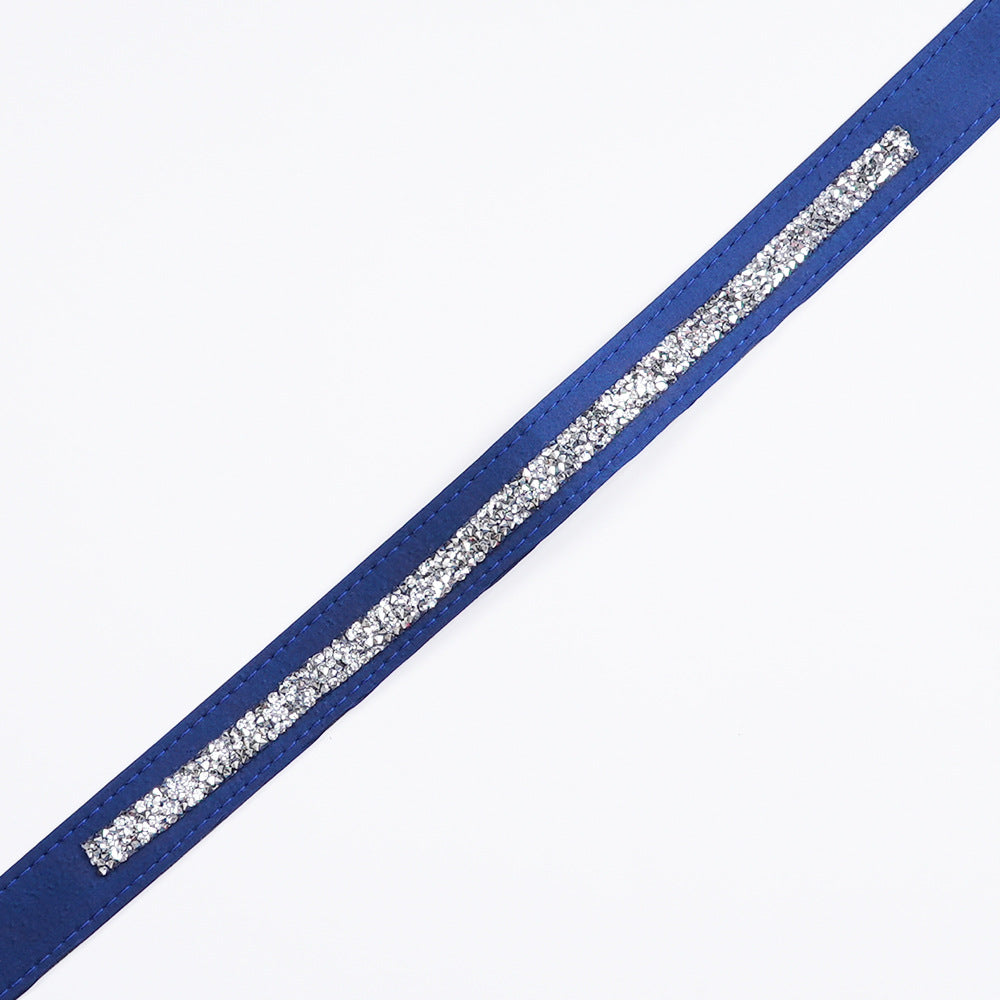 Patchwork Contrast African Women's Plus Size High Waist Sequin Long Dress 23