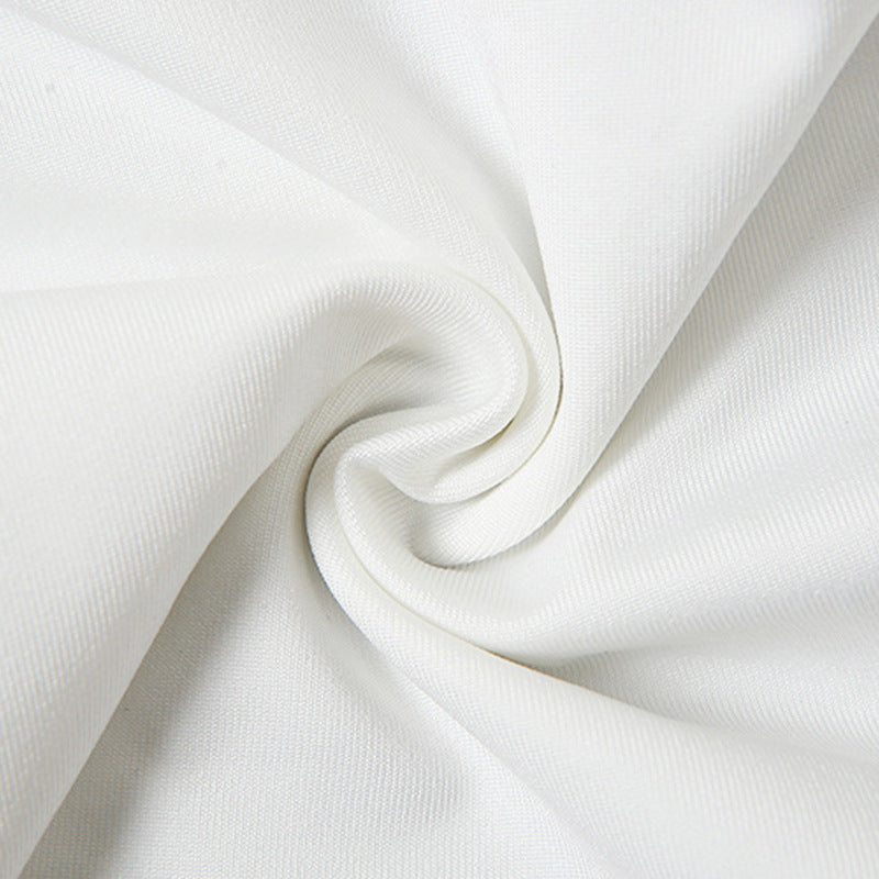 Solid Color One Slash Shoulder Slim Fit Casual Women's Jumpsuit 12