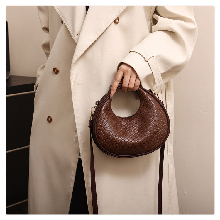 Retro Versatile Simple Diamond Women's Bag Shoulder Handbag 30