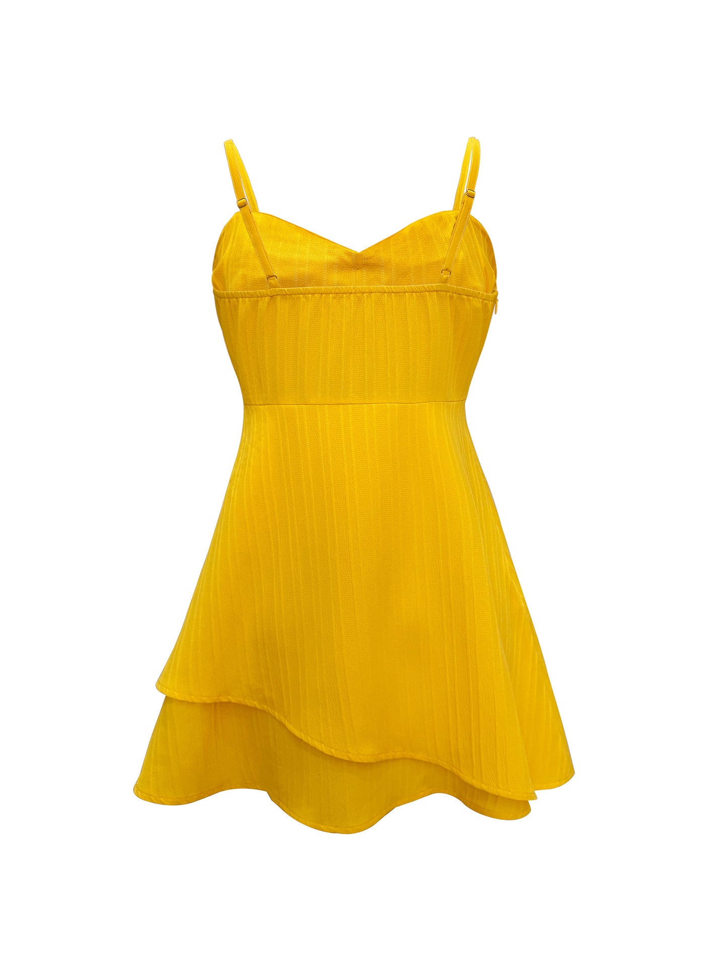 Women Bow Beach Solid Holidays Mini Dress 5