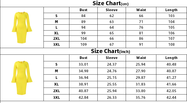 Women's Autumn Fashion Chic Elegant Africa Plus Size Bodycon Dress 6