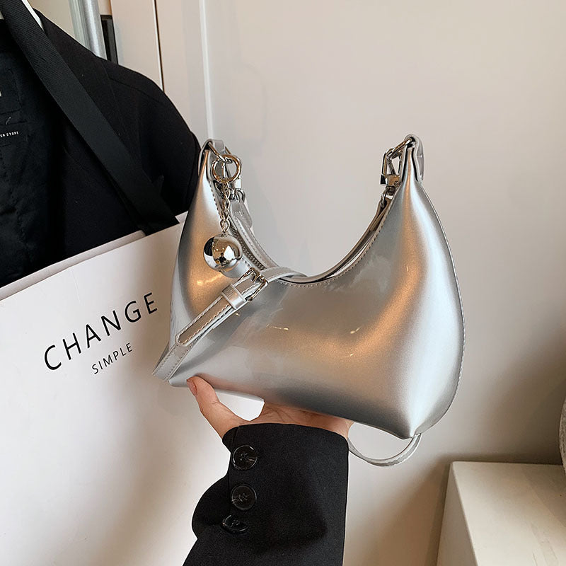 Women Pu-Leather bell shoulder crossbody bag 5