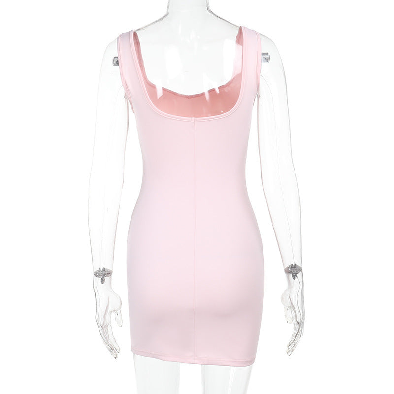 Women Summer Strap Bodycon Mini Dress 9