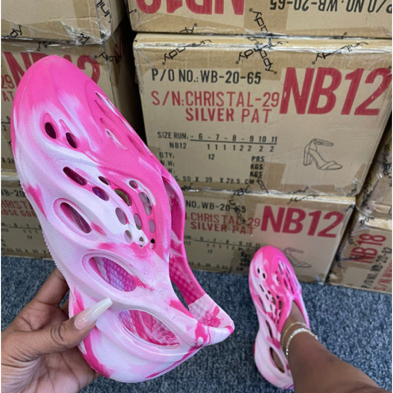 Plus Size Sandals Men's Summer Hole Shoes Men's and Women's Beach Shoes 14