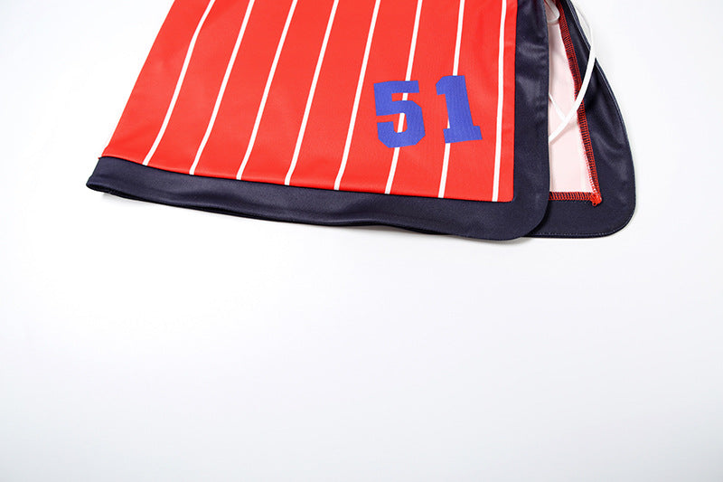 Summer Sexy V-Neck Printed High Waist Lace-Up Two Piece Set 15