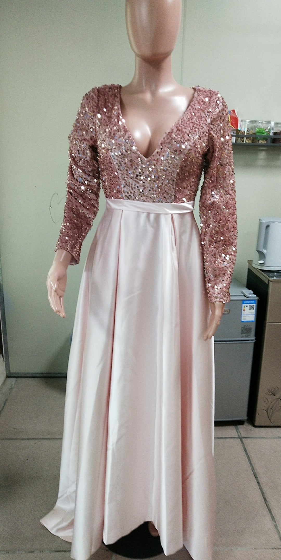 Spring Summer Party Dress Long Sequin Evening Dress（Processing time need 3-6 days） 24