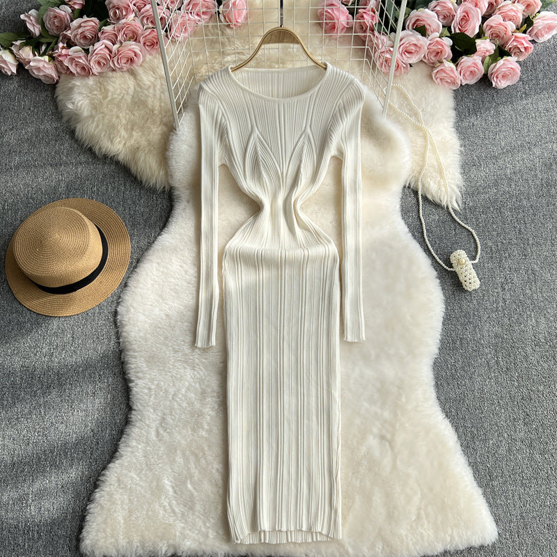Women sexy Ribbed Bodycon Knitting dress 11