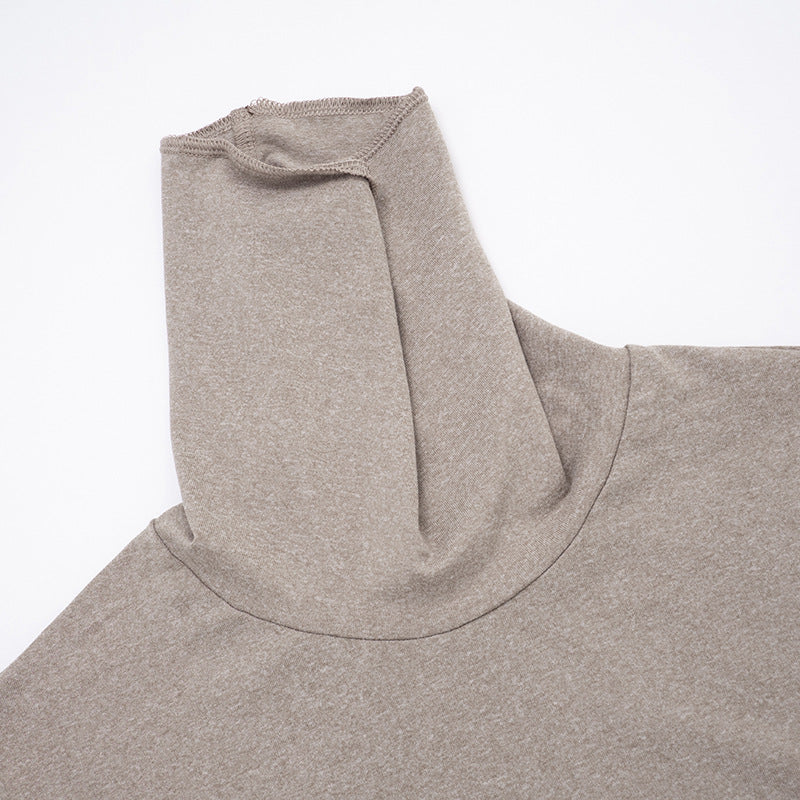 Women Fall/Winter Casual Turtleneck Long-Sleeved Top and Pants Two-Piece Set 30