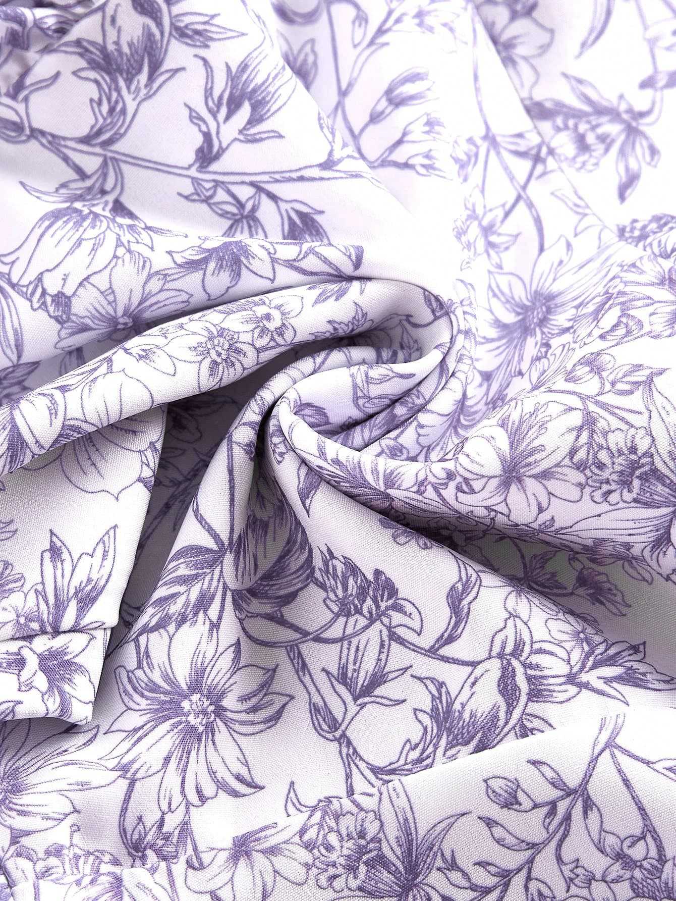 Women floral cascading ruffles dress 27