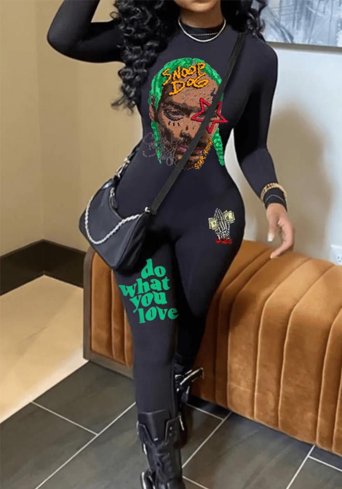 Women's One-Piece Tight Fitting Long Sleeve