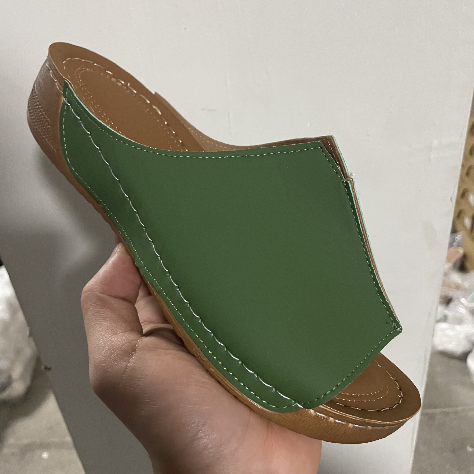 Wedge Heel Slippers Women's Thick-Soled Casual Sandals 8