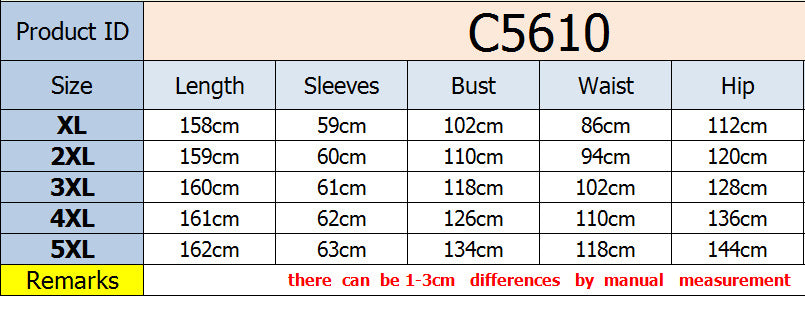 Plus-Size Women V-Neck Long-Sleeved Slit Dress 5