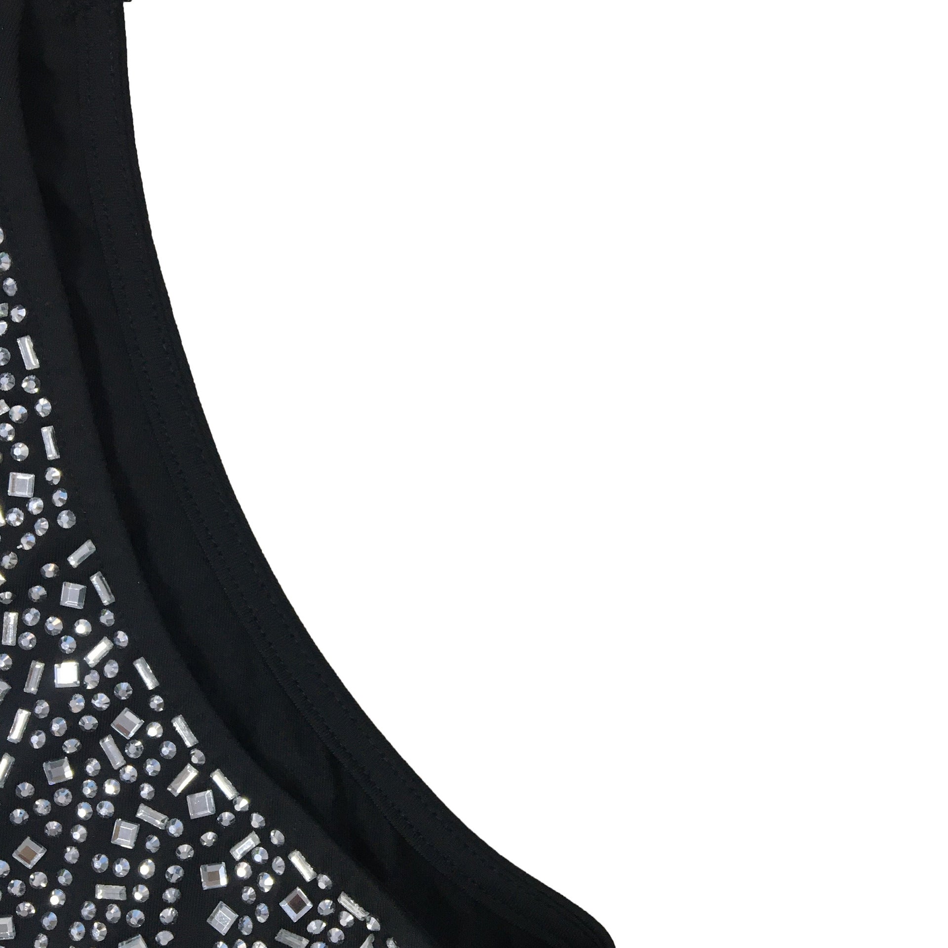 Fashion Ladies Solid Color Beaded Sleeveless Halter Neck Dress Women 22