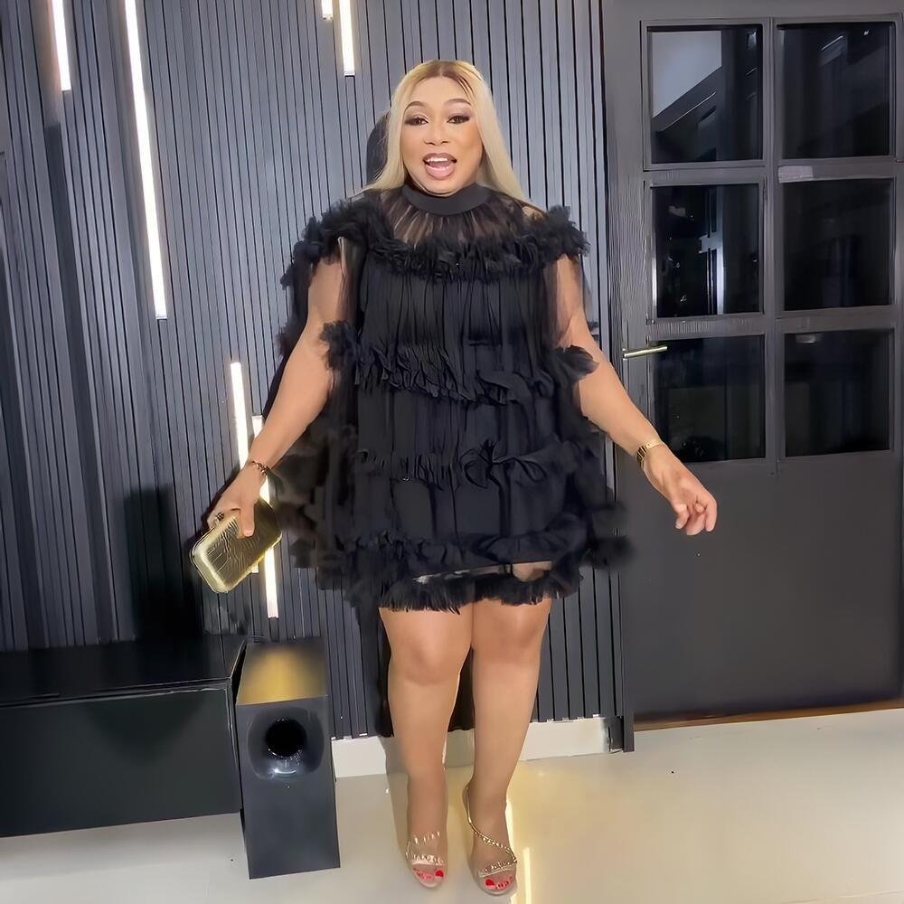 African Summer Solid Color Tutu Dress