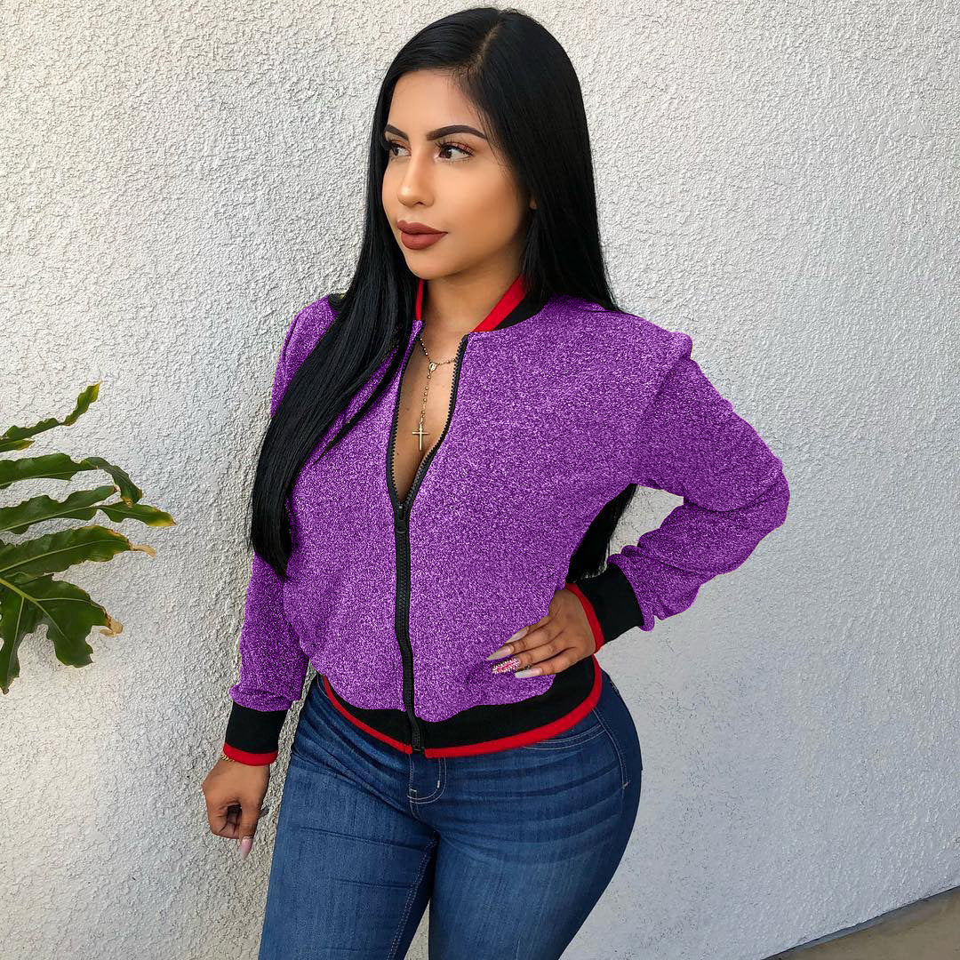 Women's  Glitter Loose Jacket 5