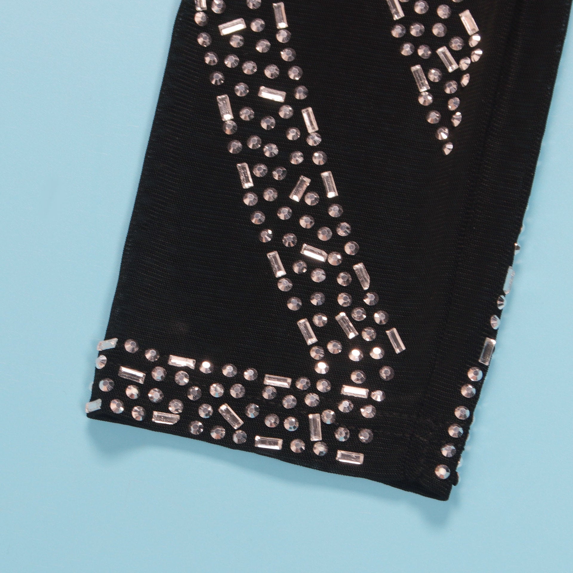 Sexy See-Through Beaded Mesh long sleeve Bodycon club dress 24