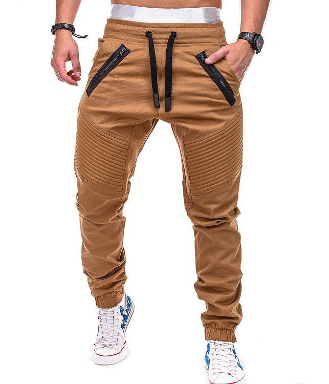 Men's Casual Tether Elastic Sport Zip Pant 4