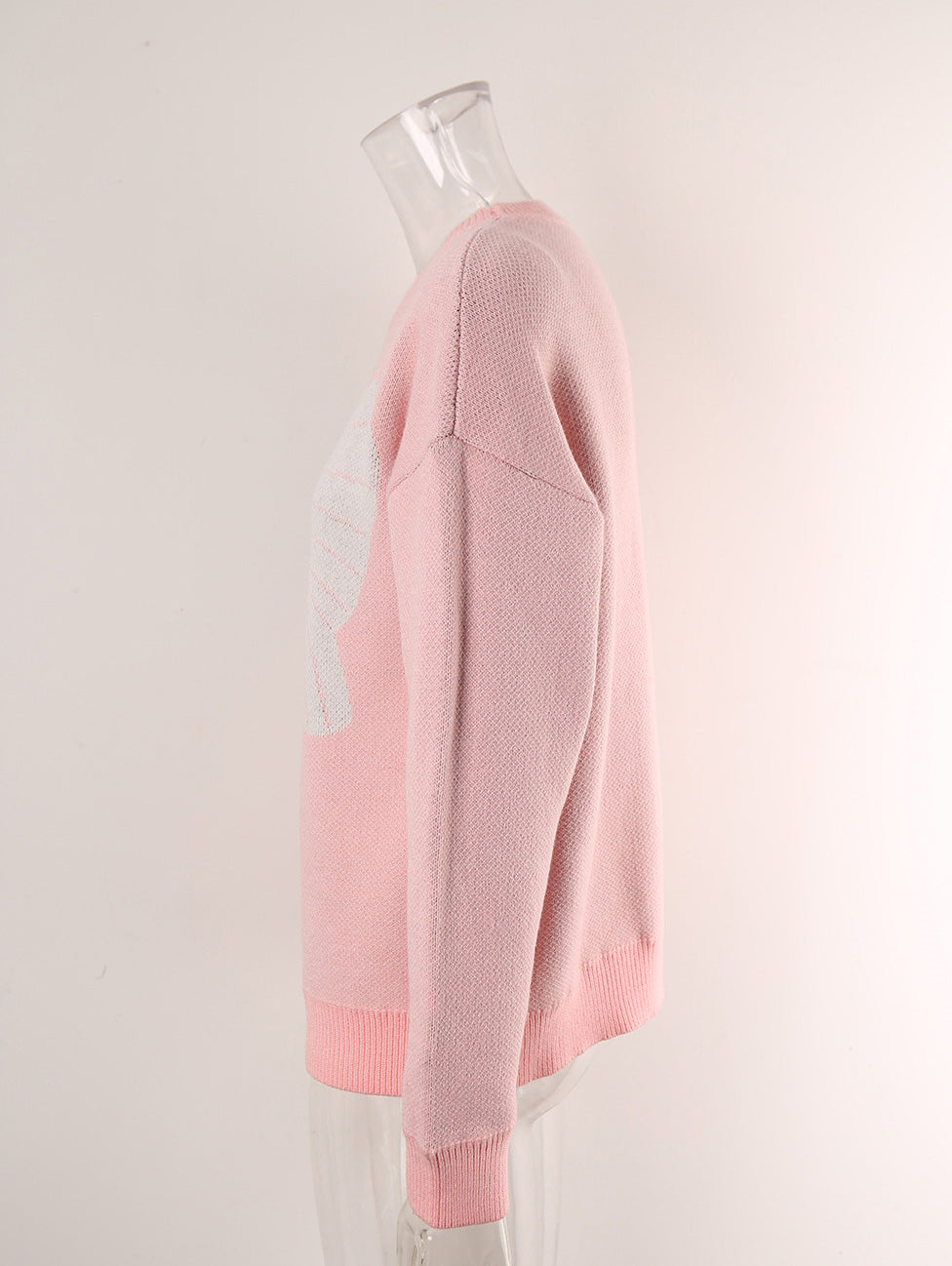 Autumn Winter Sweater Women's Bow Color Matching Knitting Pullover Shirt 21