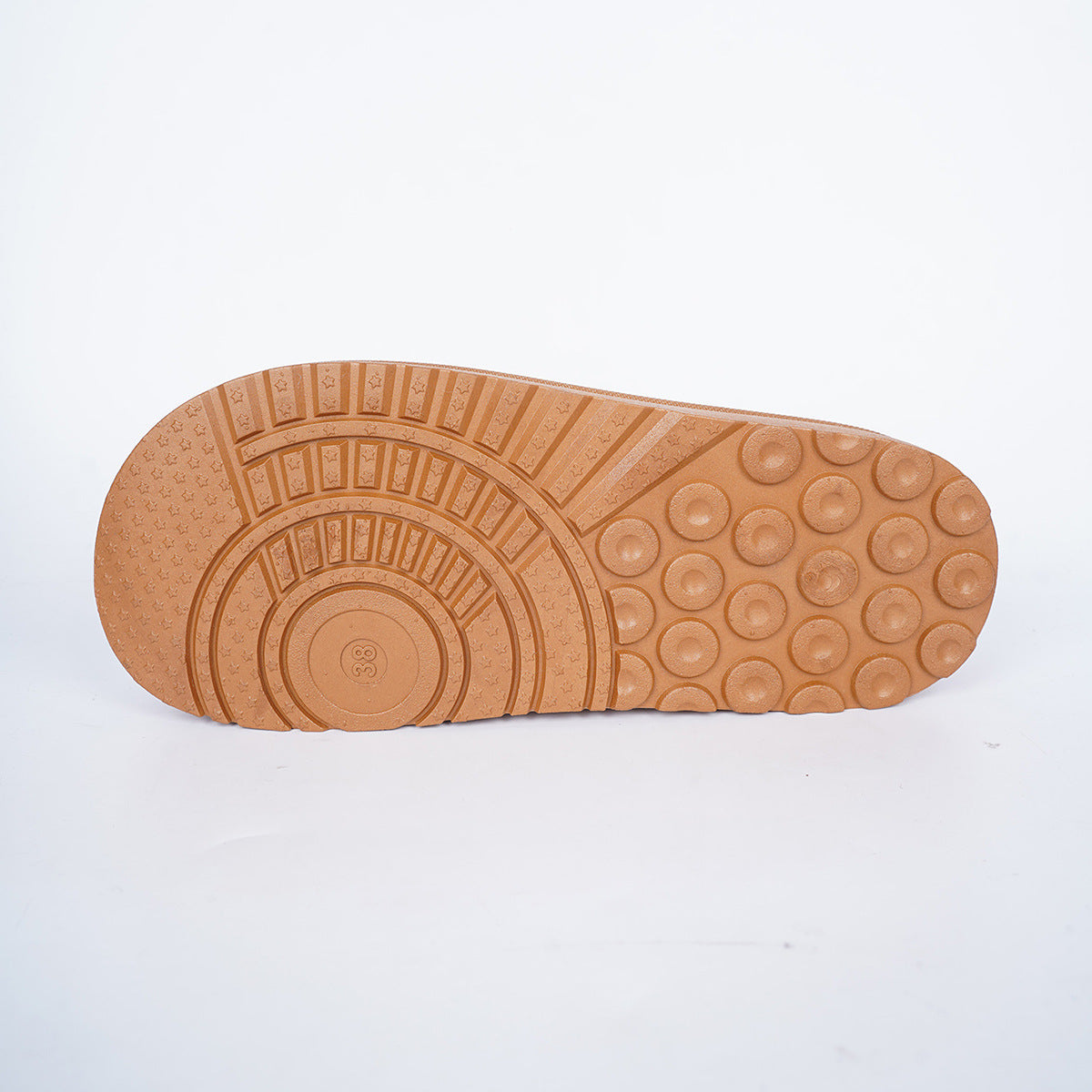 Women's Winter Plush Warm Fleece Soft Sole Round Toe Flat Bottom Slippers 10