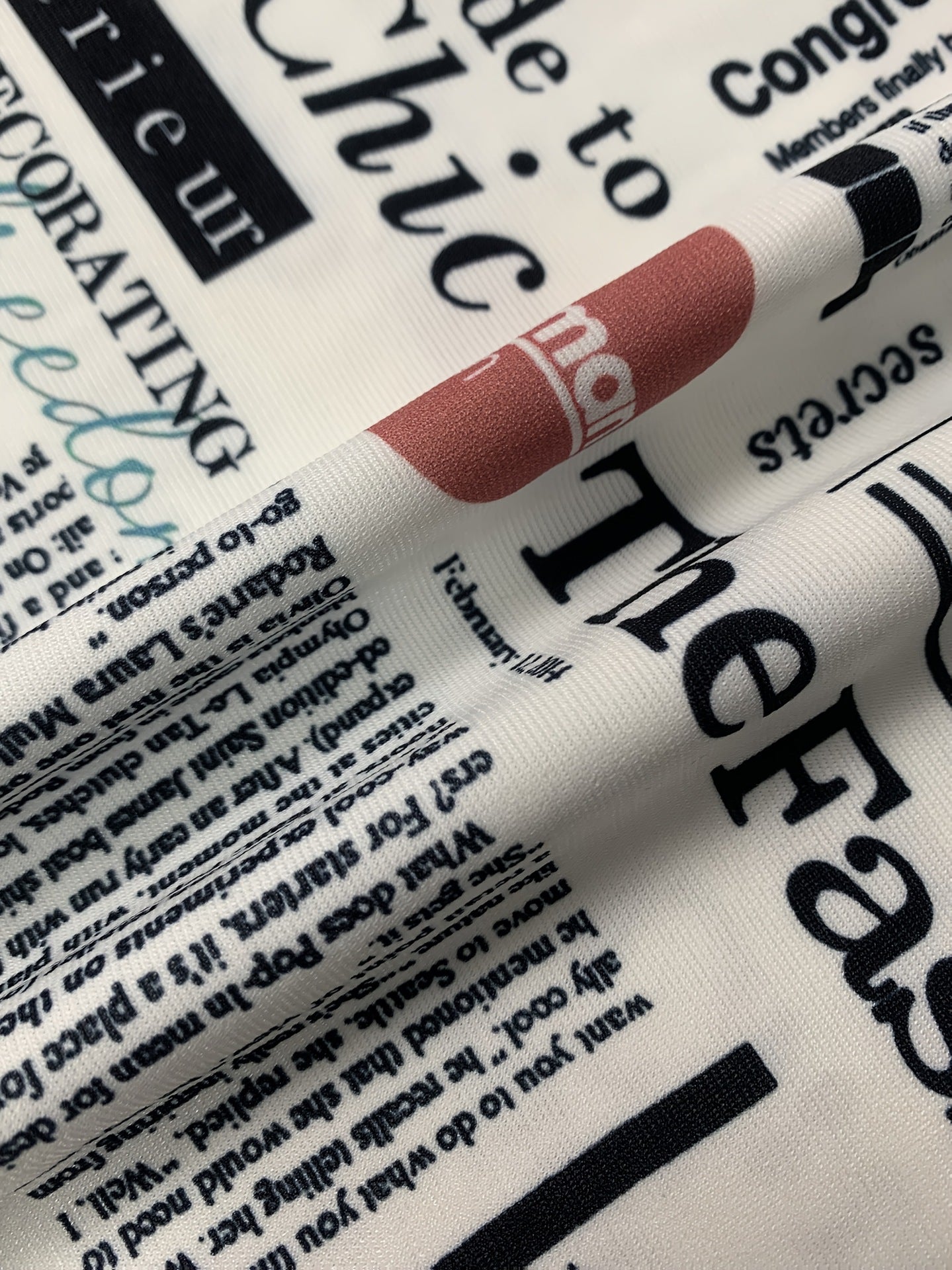 Fashionable trendy prints elastic high waist Casual loose straight Pants 7