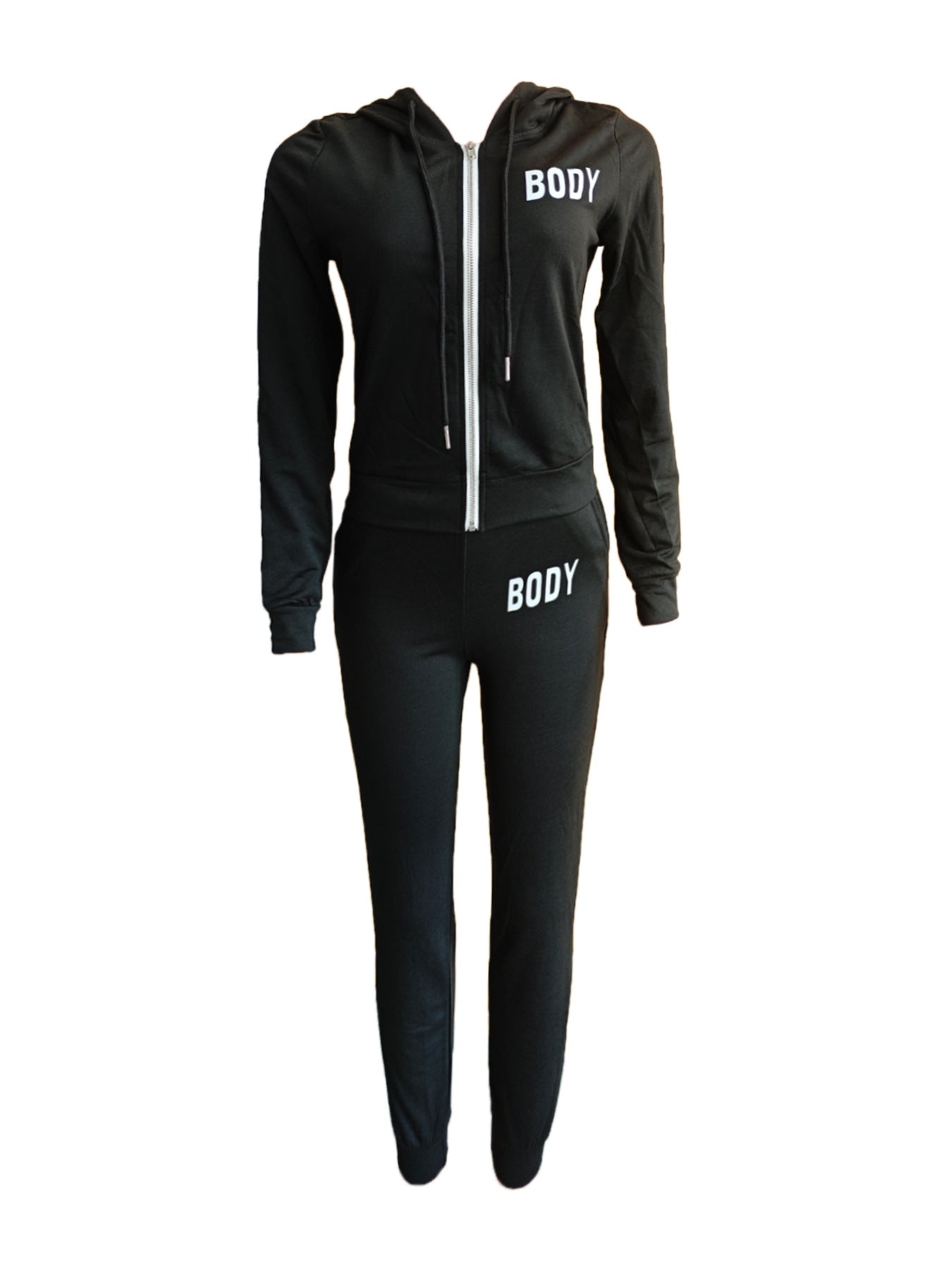 Women Printed Solid Top and Pants Sporty 2-Piece Set 10