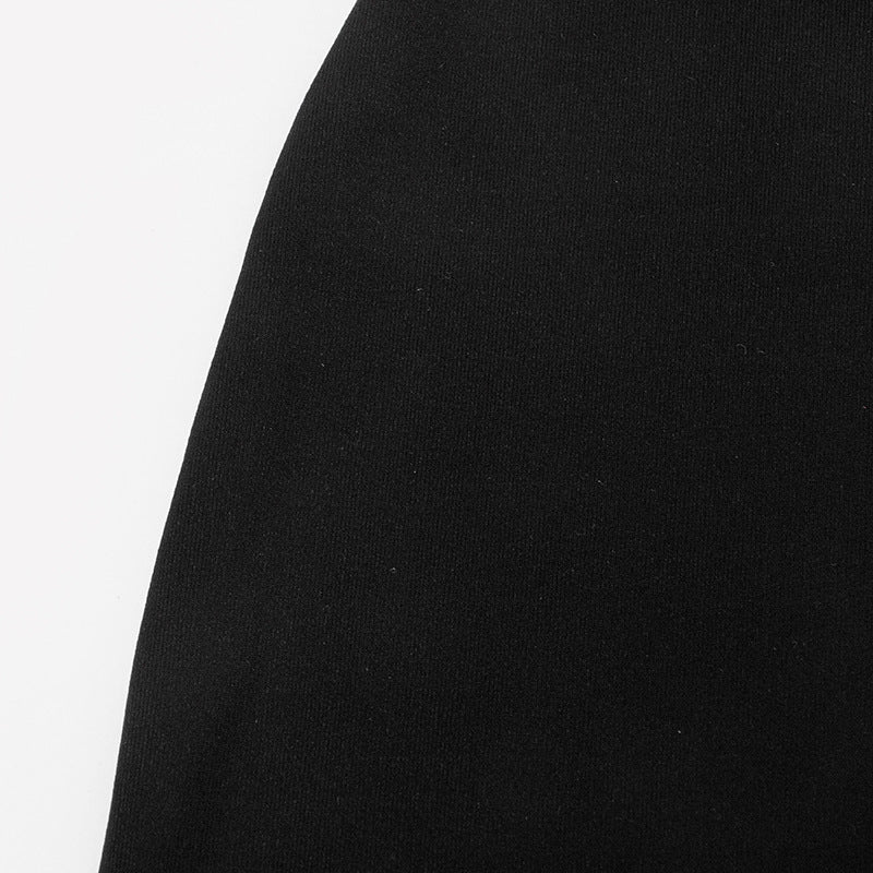 Women Solid Round Neck Short Sleeve Bodycon Dress 16