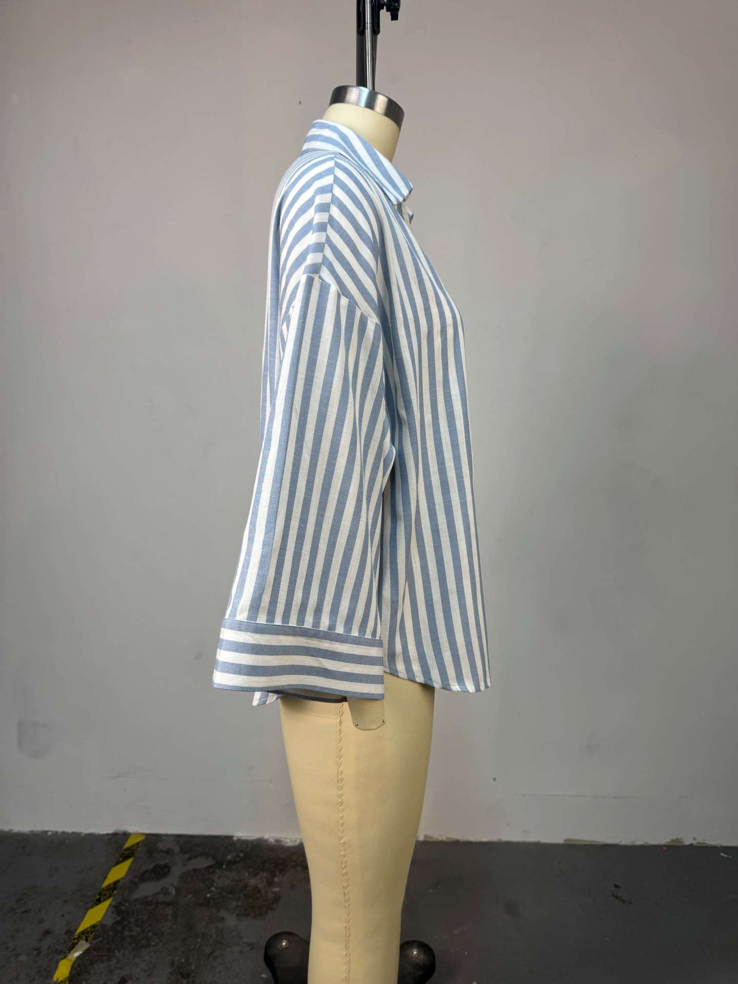 Women Summer Turndown Collar Casual Shirt Top 15