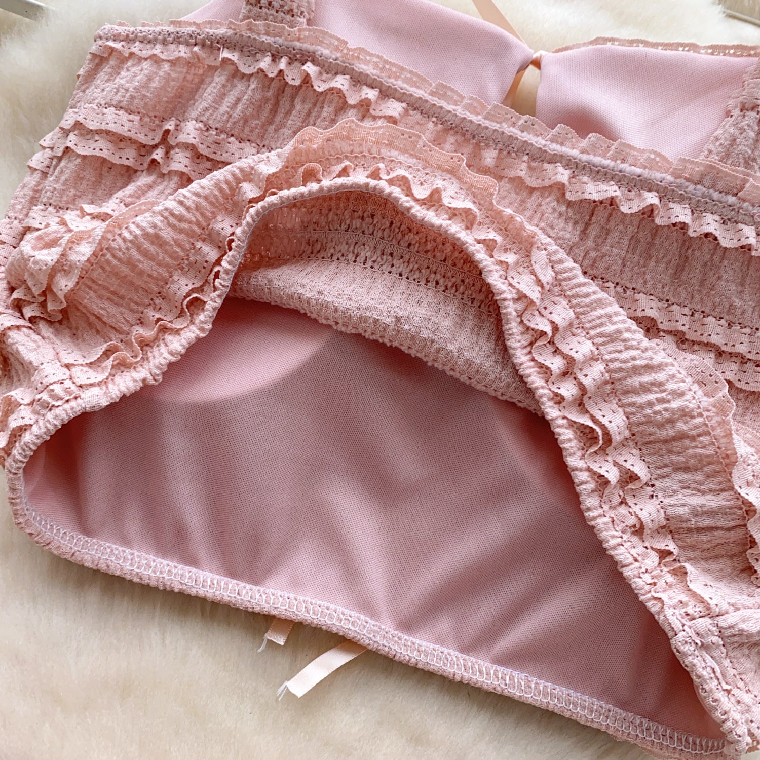 Summer Chic Women's Square Neck Camisole Vest High Waist Pleated Ruffle Skirt Two Piece Set 17