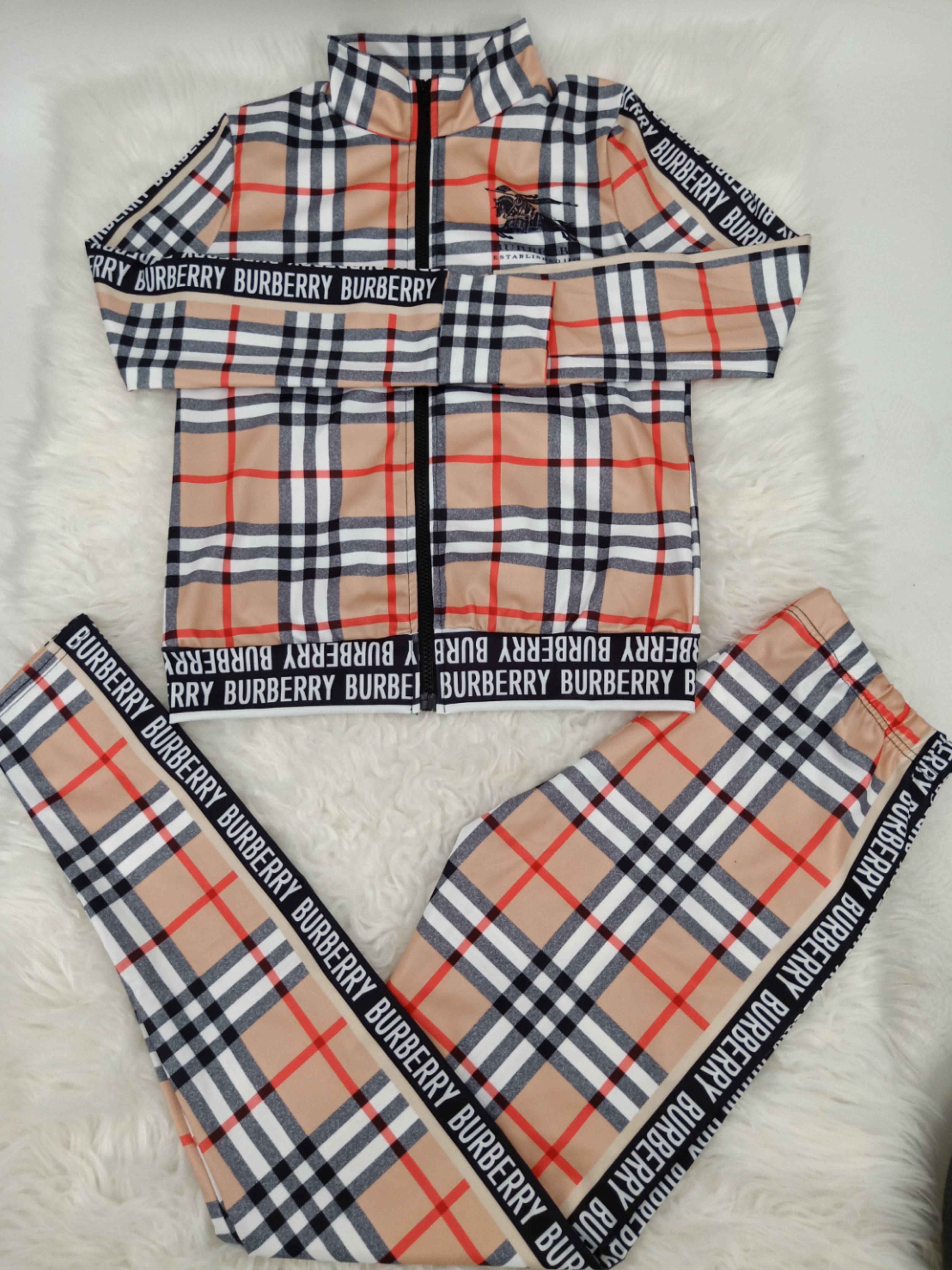 Women's Casual Chic Fashion Trendy Long Sleeve Zipper Two-Piece Pants Set 7