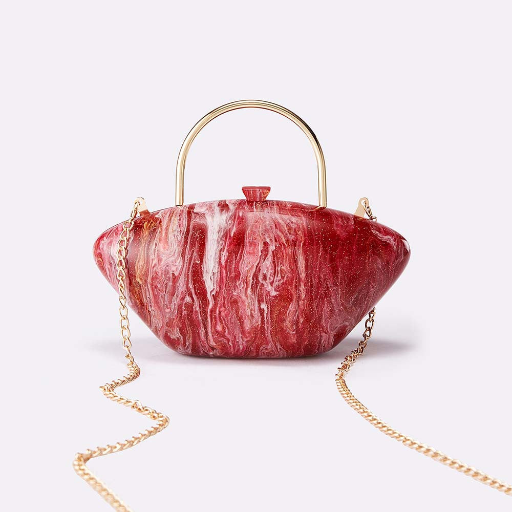 Women's Acrylic Clutch Bag for Formal Party Shoulder/Crossbody Chain Bag 10