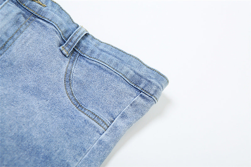 Summer Women Denim Strapless Slim Waist Slim Fit Sexy Bodycon Dress 13