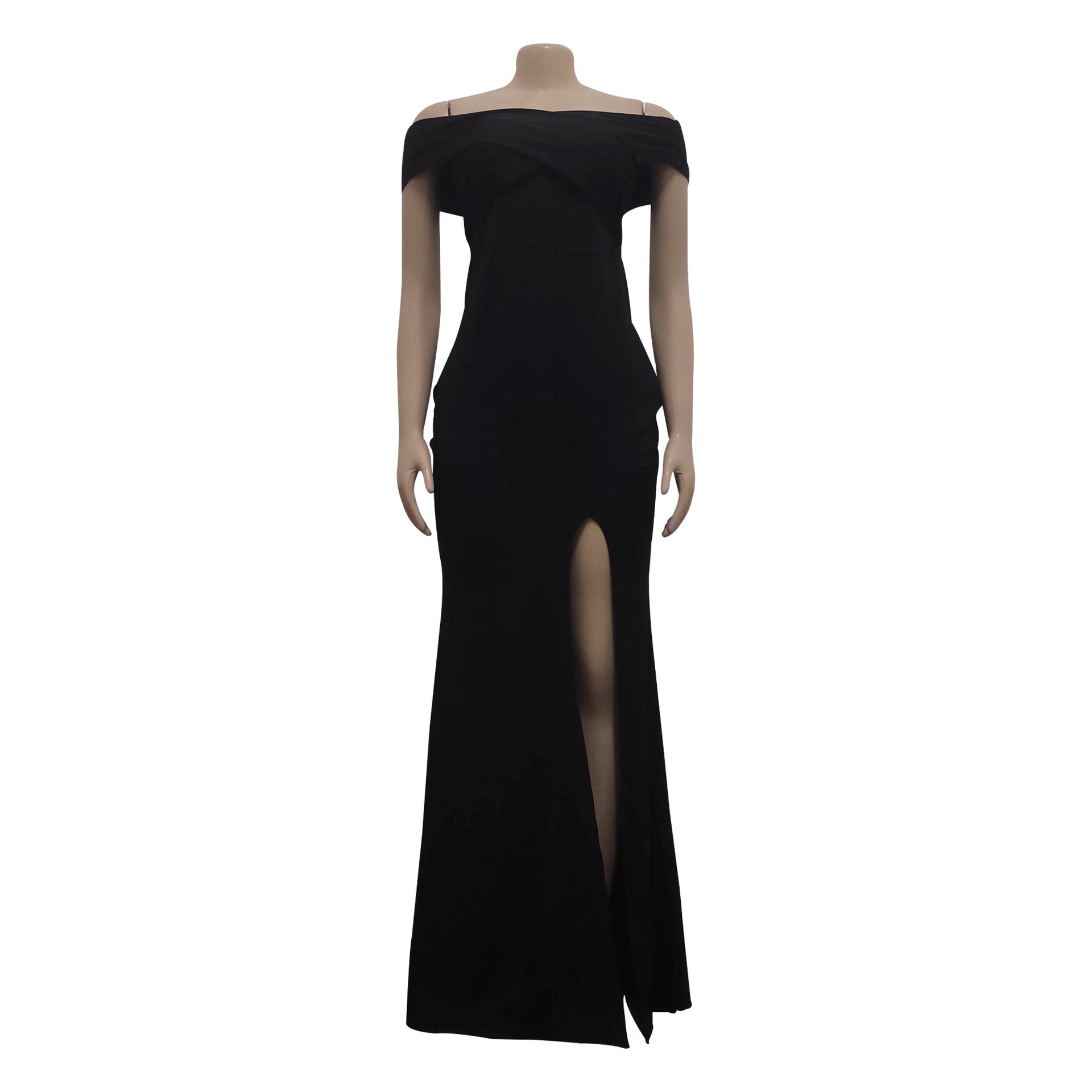 Women Sexy V-Neck Sleeveless Slit Long Dress 26