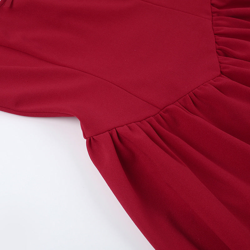 Women Sexy U-neck Dress 15