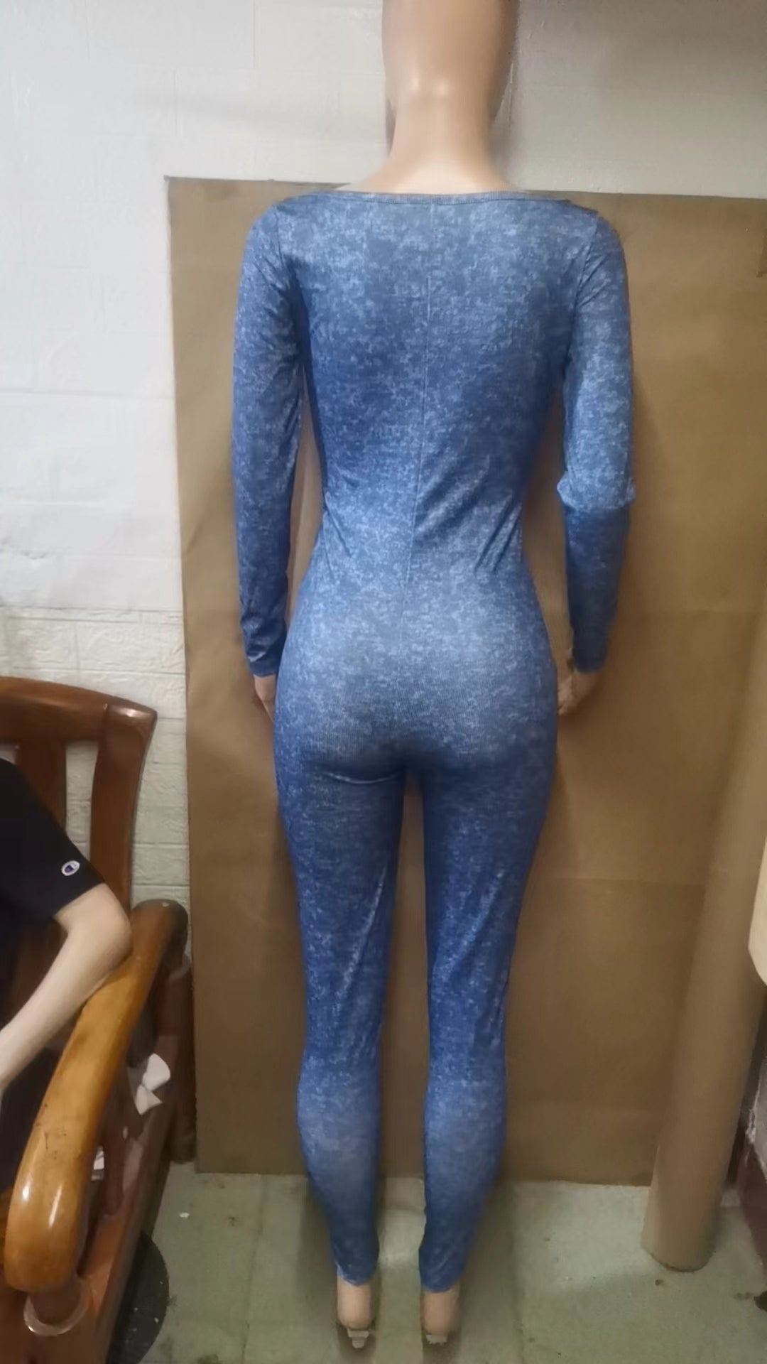 Women Sexy Ribbed Stretch Jumpsuit 12