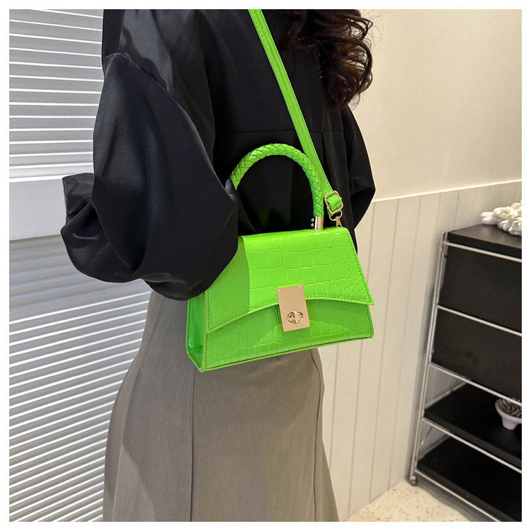 Popular Winter Retro Small Bag Women's Casual Textured Shoulder Messenger Bag 22