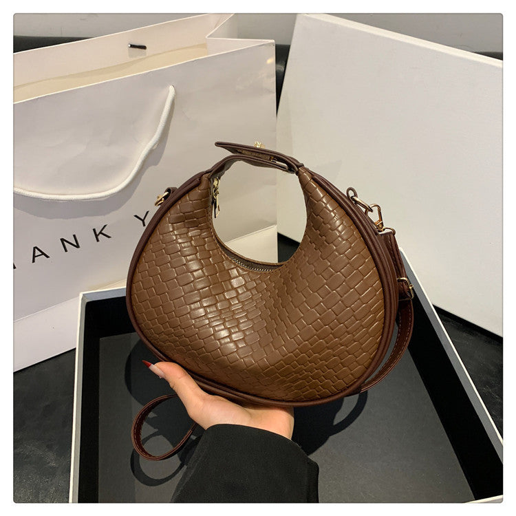 Retro Versatile Simple Diamond Women's Bag Shoulder Handbag 35