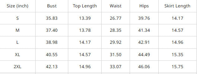 Women Summer Top and Skirt Casual two piece set 9