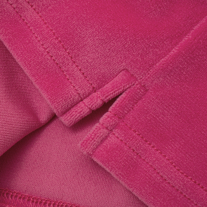 Women Sexy Hooded Long-Sleeved Crop Top and Skirt Two-Piece Casual Set 22