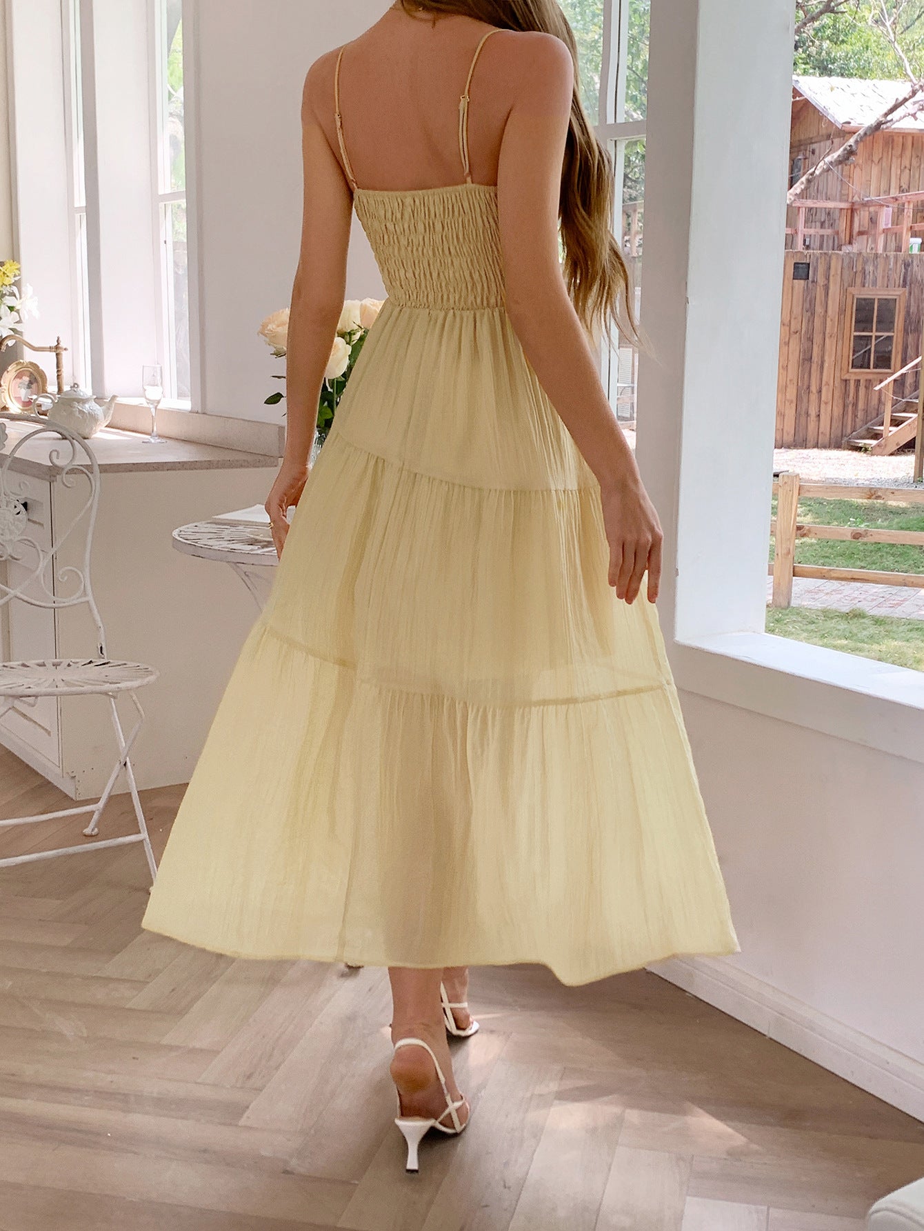 Spring/Summer Women's Holidays Casual Strappy Beach Dress 12