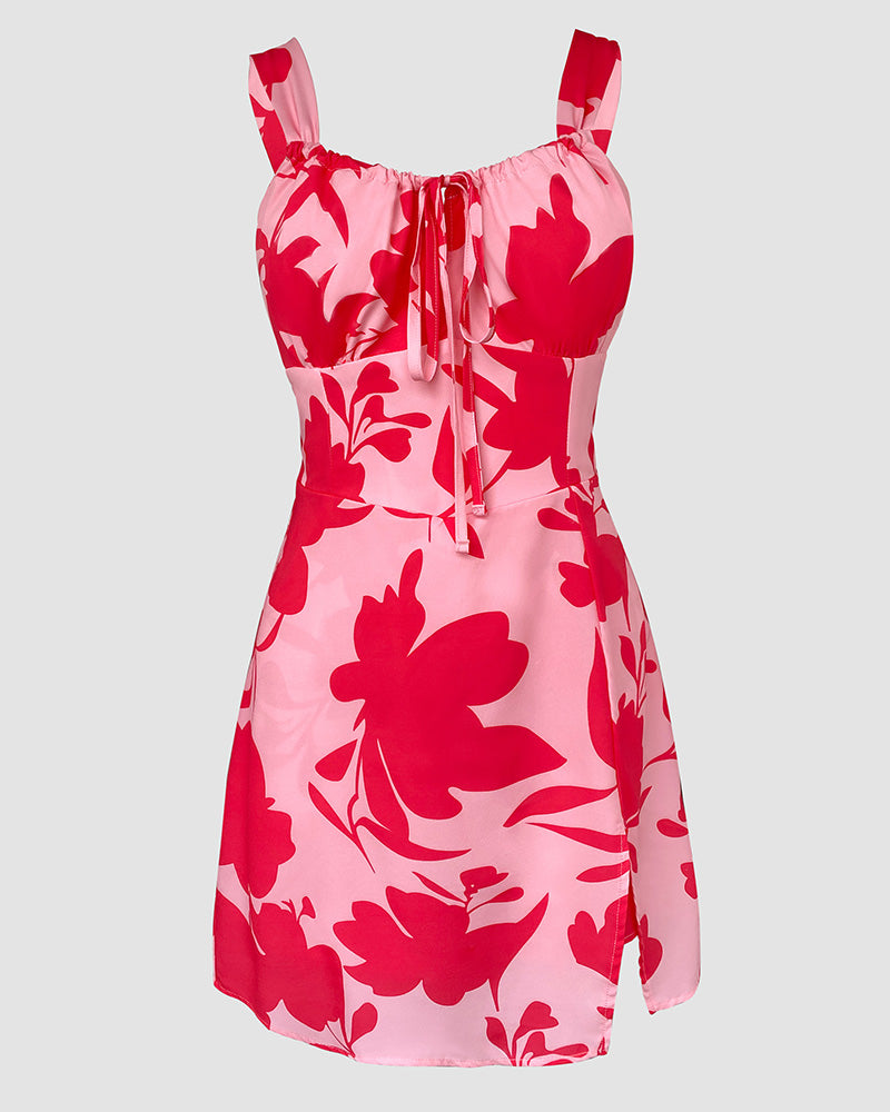 Women Straps Lace-Up Skirt 5