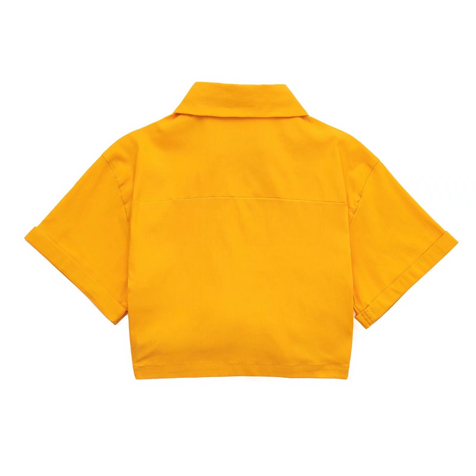 Summer Stretch Linen Blend Multicolor Short Shirt For Women 11