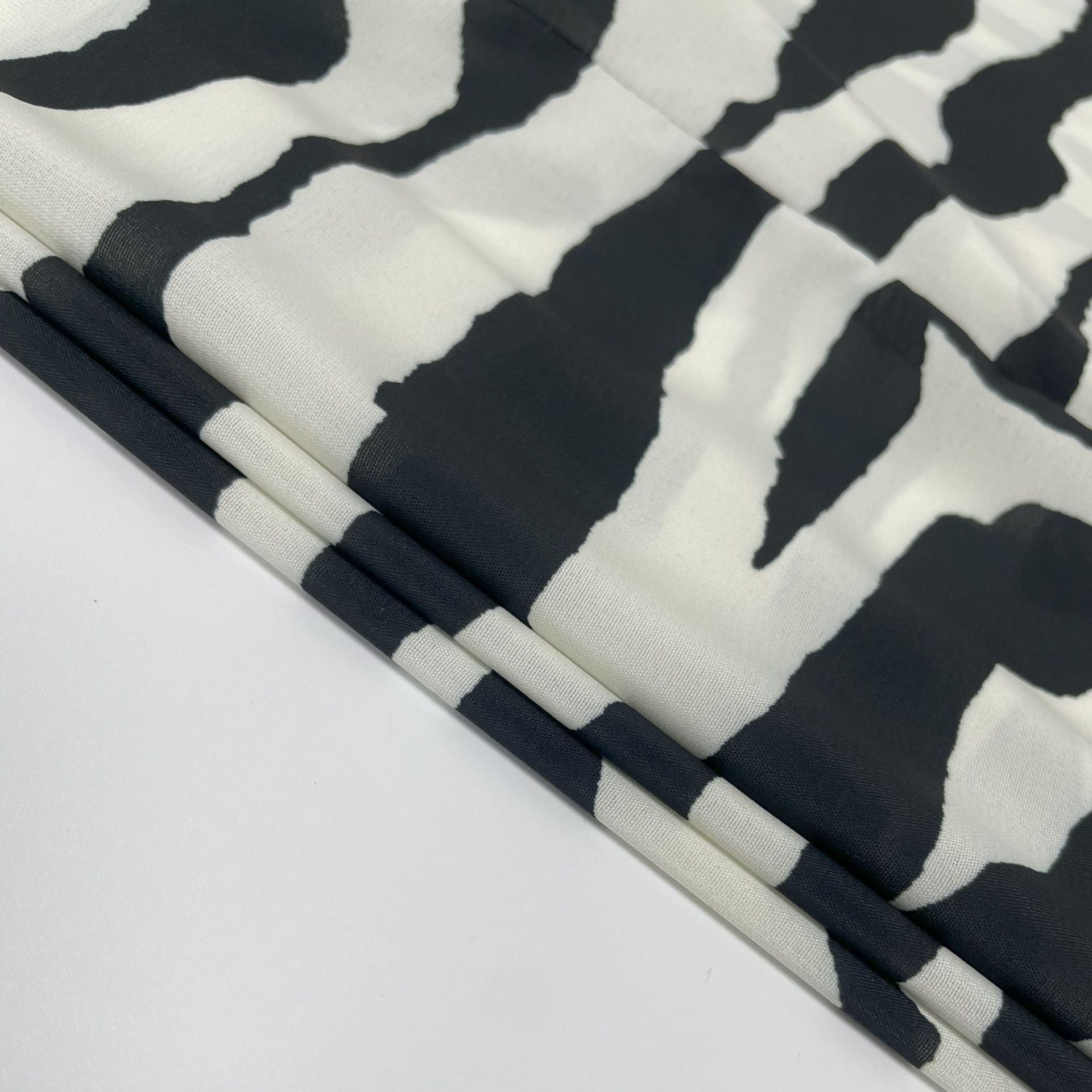 Women autumn zebra print slit lace see-through sexy holidays Dress 14