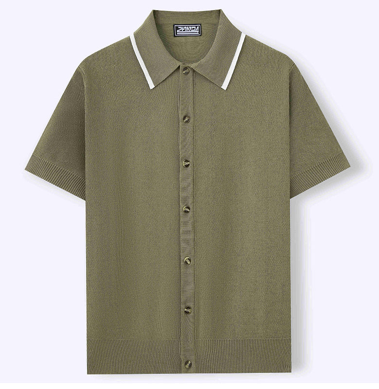 Men's Summer Short-sleeved Polo T-shirt 7