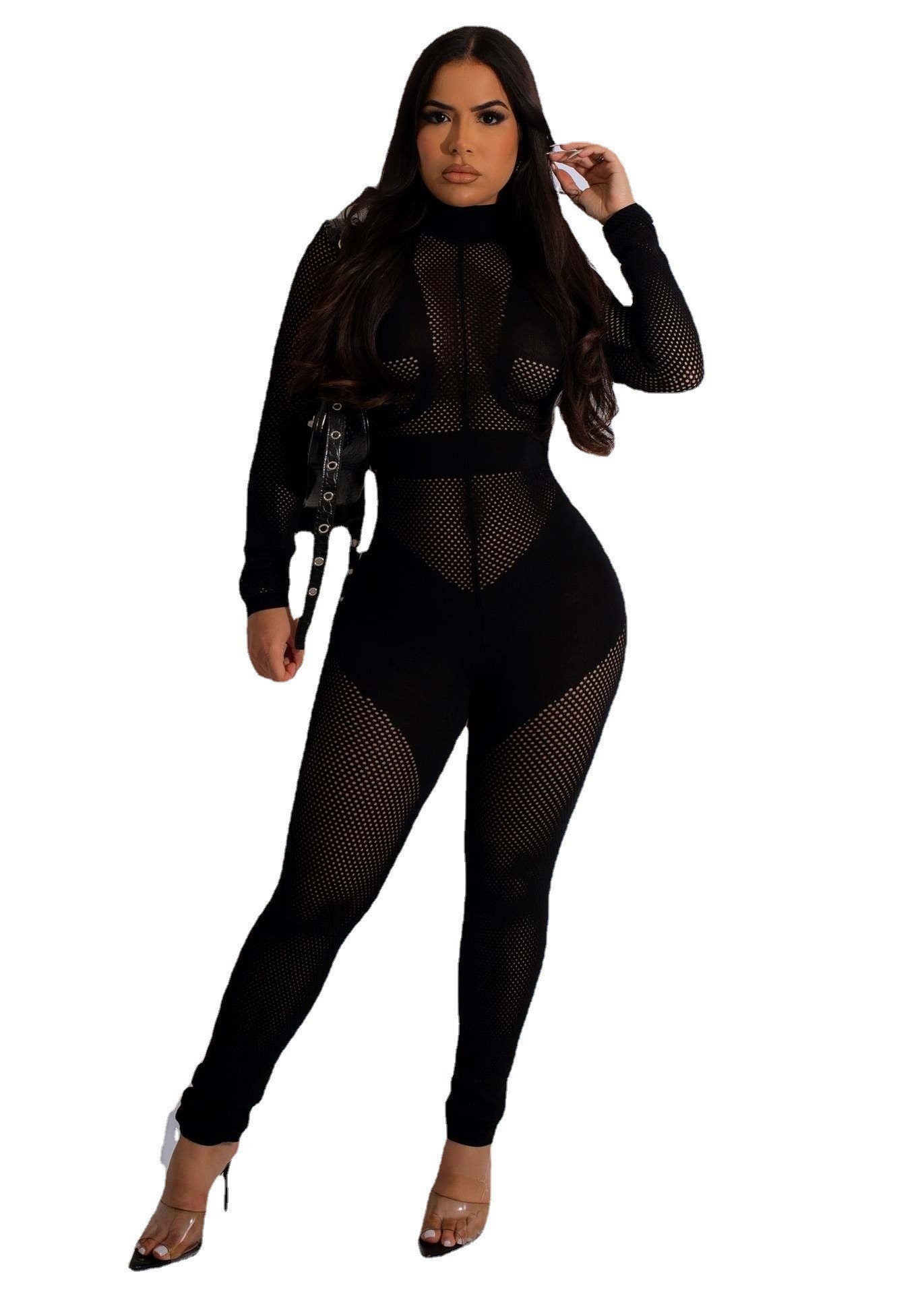 Women's Fashion Wool Knitting Jumpsuit 31