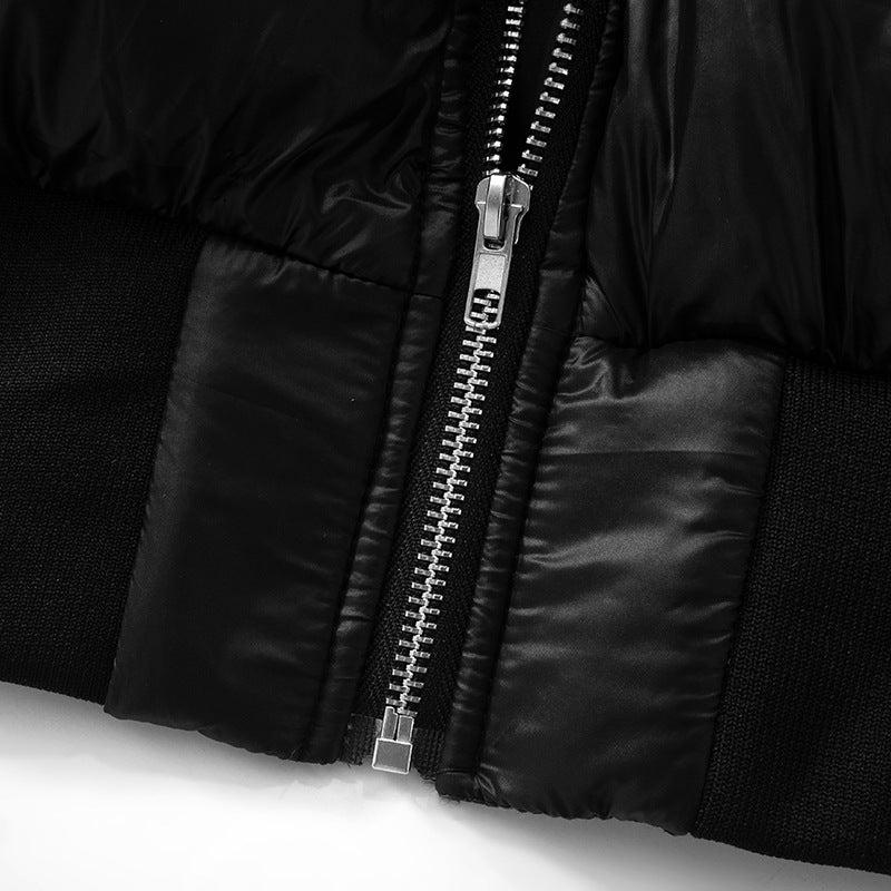 Women's Autumn Short Sleeve Slim Waist Cotton Padded Jacket 11