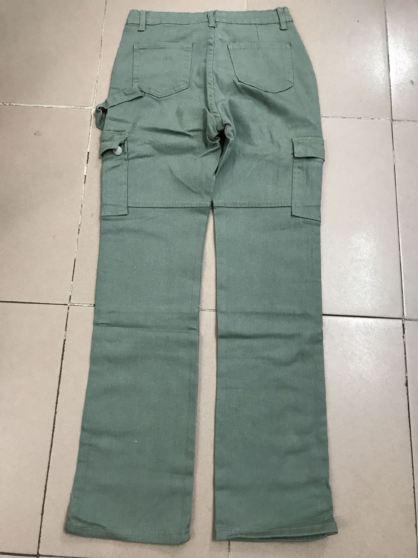 Women High Waist Multi Pocket Cargo Pants 13